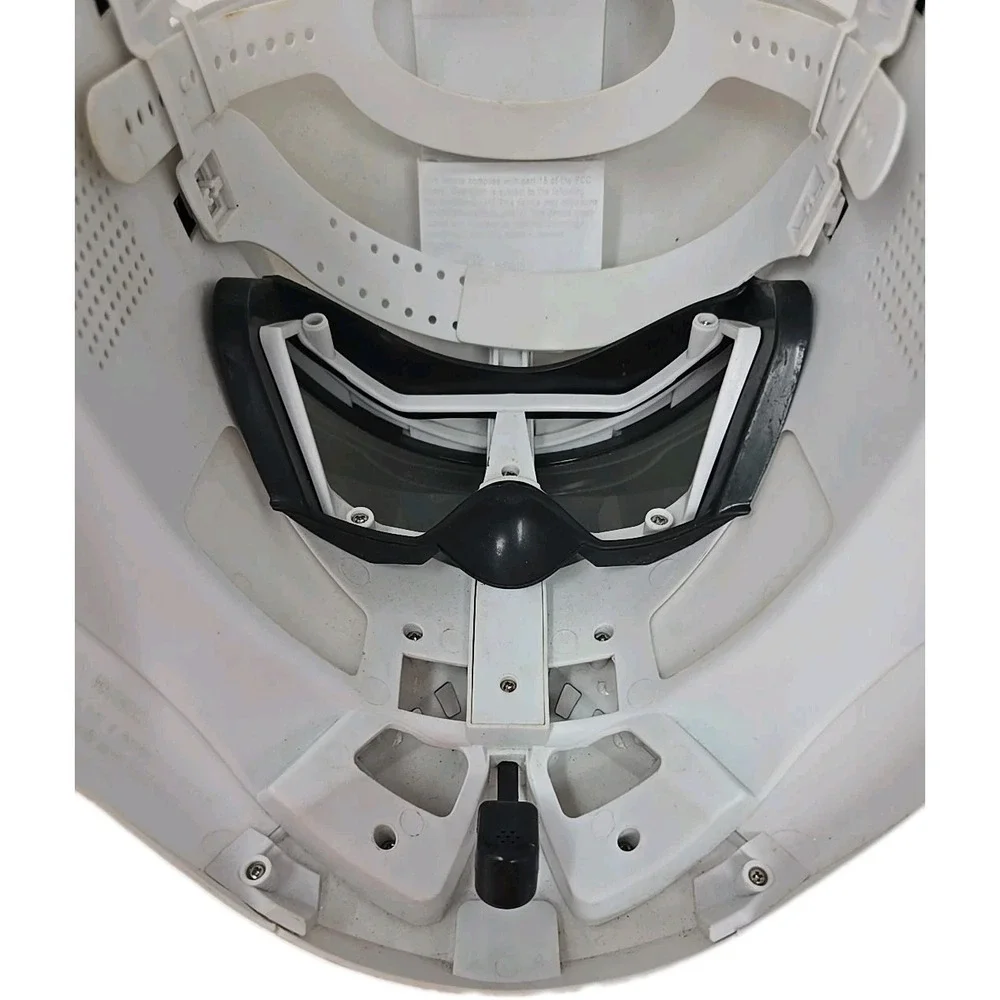 Star Wars Storm Trooper Helmet C042A Hasbro 2008 Talking Voice Changer Works H1b